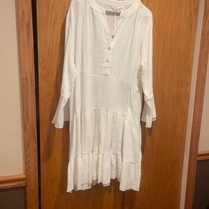White Bohemian Dress Size Large